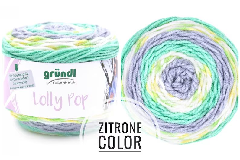 Lolly Pop von Gründl, 150g Knäuel mit tollem Farbverlauf