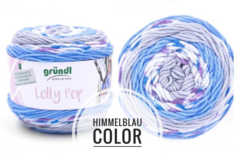 Lolly Pop von Gründl, 150g Knäuel mit tollem Farbverlauf