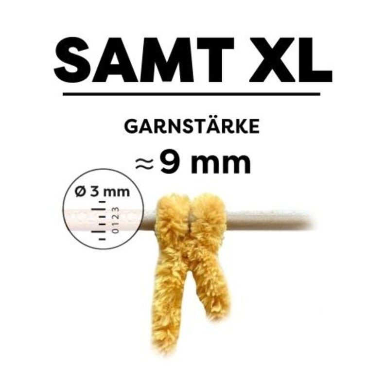 SAMT XL myboshi in 9 Farben, dickes Chenille Garn
