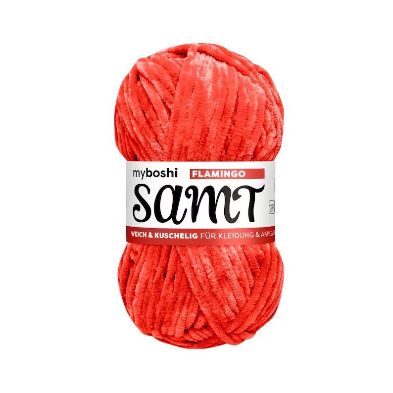 SAMT myboshi in 20 Farben, Chenille Garn, Amigurumi-Wolle
