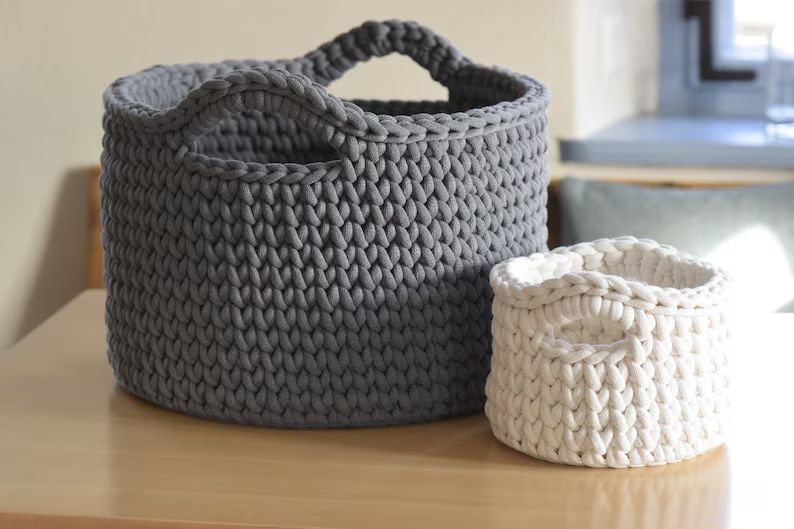 DIY-Set + HEDI + für ein XL Wäschekorb / Aufbewahrungskorb mit Holzboden