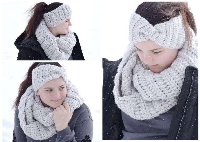 DIY-Set + KENNA + Loop und Stirnband häkeln