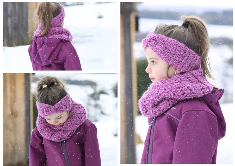 DIY-Set + KENNA + Loop und Stirnband häkeln