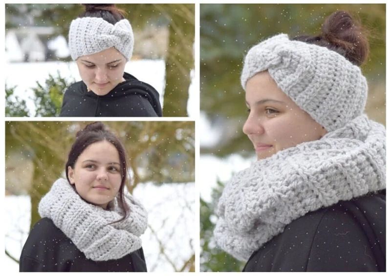 DIY-Set + KENNA + Loop und Stirnband häkeln
