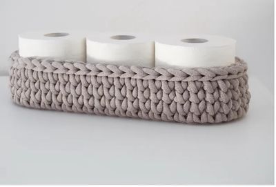 Klopapierollen Korb für 3 Rollen