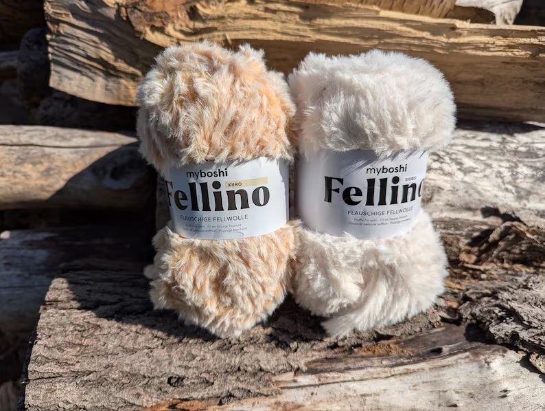 FELLINO myboshi in 6 Farben, dickes Fellgarn Garn