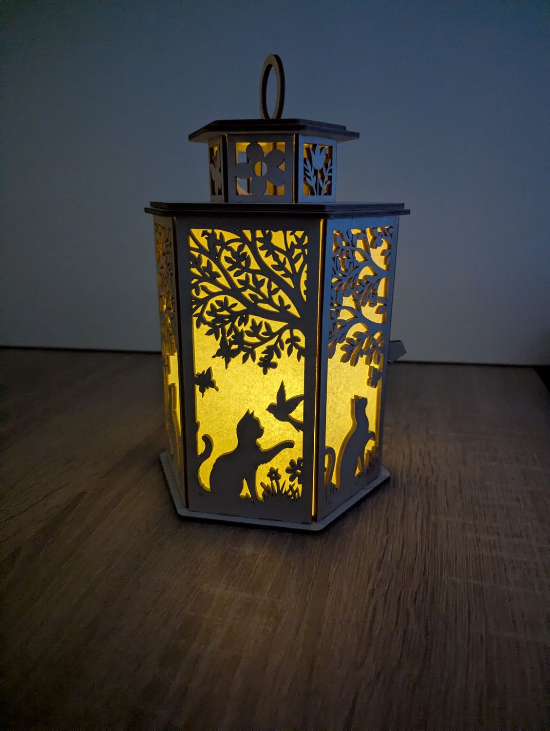 Nachtlicht/ Laterne Katze Geschenk für Katzenfreunde
