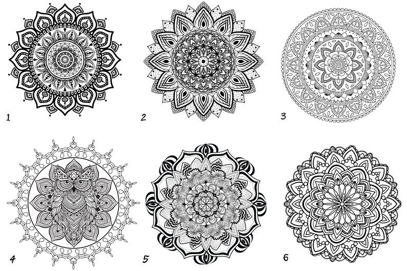 DIY-Set + MANDALA+ rundes Tablett selberhäkeln mit Holzboden