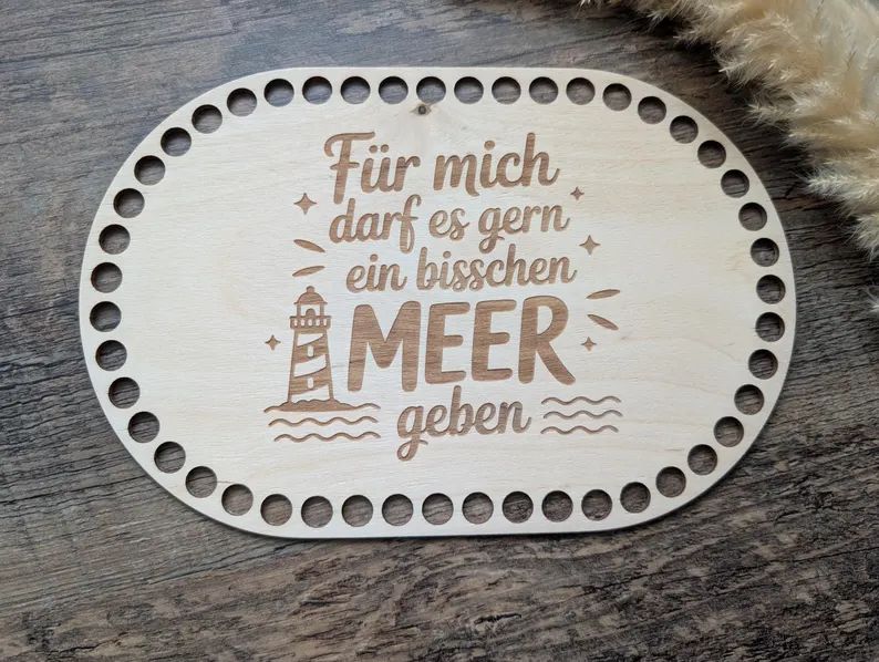 Holzboden &quot;Für mich darf es gern ein bisschen Meer geben&quot;