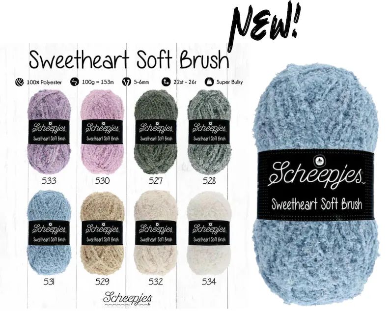 Scheepjes Sweetheart Soft Brush in 5 Farben