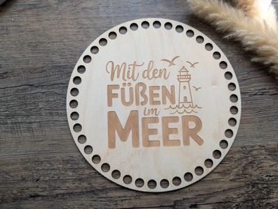 Holzboden &quot;Mit den Füssen im Meer&quot;