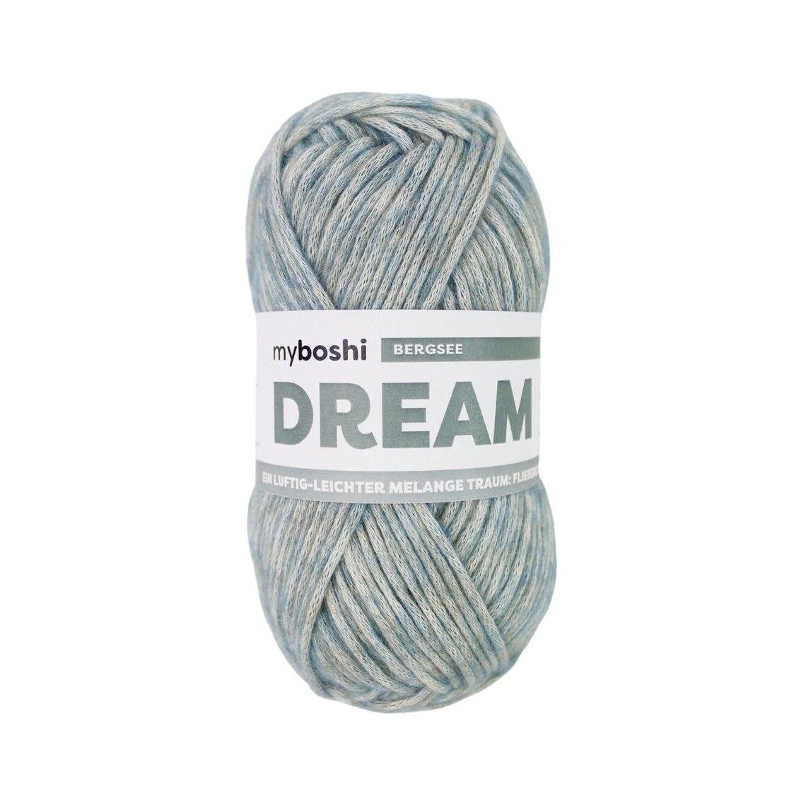 DREAM myboshi in Farben, 50g = 95m Materialmix aus Baumwolle, Baby Alpaka und Merino. Luftig-leicht zum Häkeln und Stricken