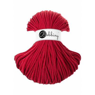 Bobbiny Premium 5mm classic red, perfekt zum Häkeln für stabile Körbchen