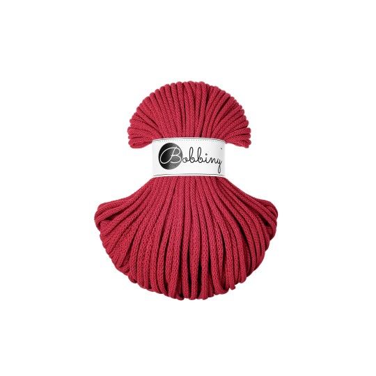 Bobbiny Premium 5mm classic red, perfekt zum Häkeln für stabile Körbchen