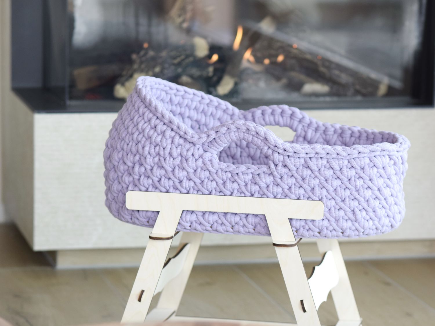DIY Set FENIA Puppenmoseskörbchen 3 Größen
