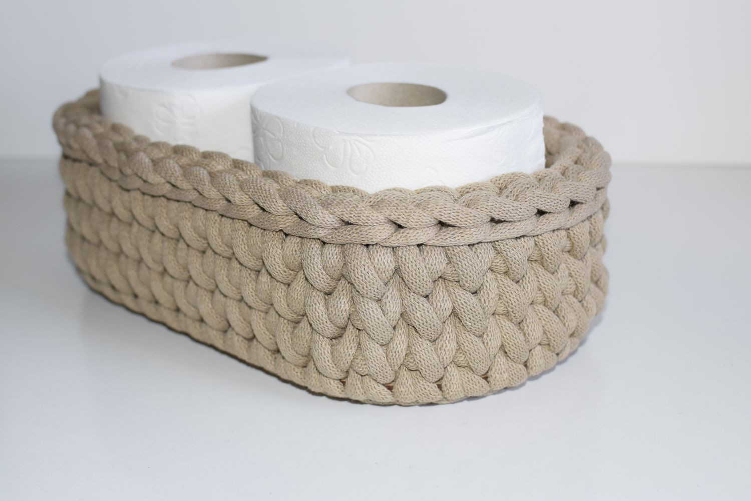 Klopapierollen Korb für 2 und 3 Rollen