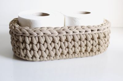 Klopapierollen Korb für 2 und 3 Rollen