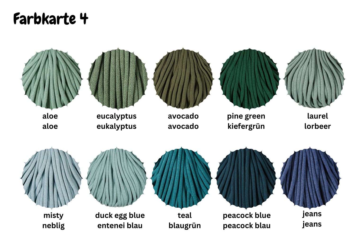 DIY-Set AURORA für einen Häkelkorb, mit Garn und Holzboden