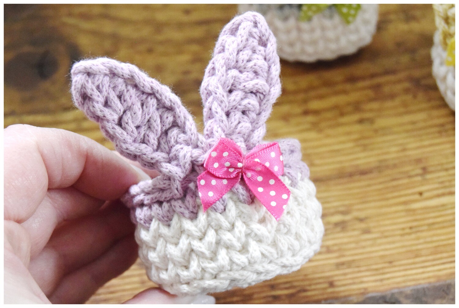 DIY-Set  STUPSI für die Hasenkörbchen