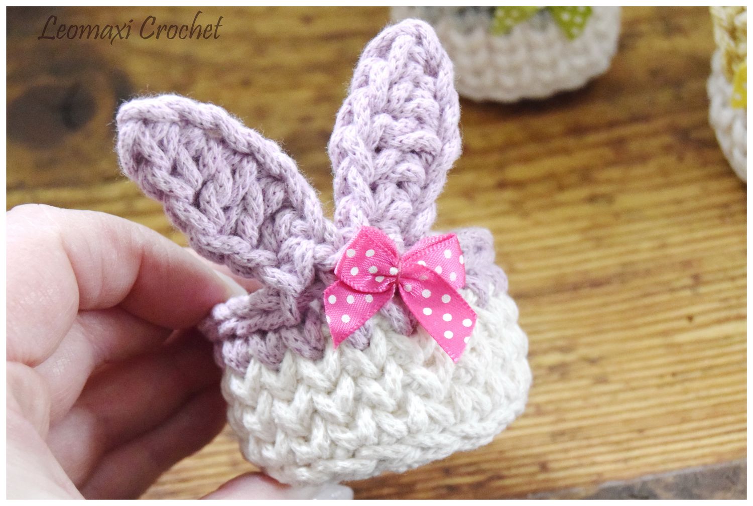 DIY-Set  STUPSI für die Hasenkörbchen