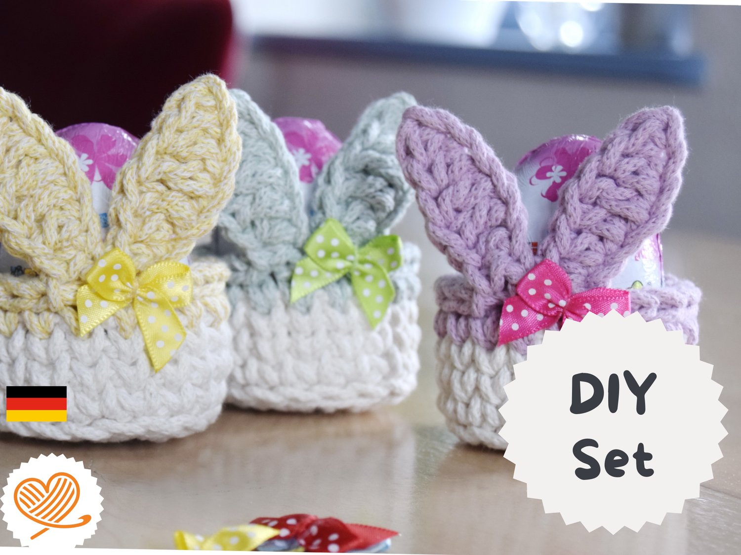 DIY-Set  STUPSI für die Hasenkörbchen