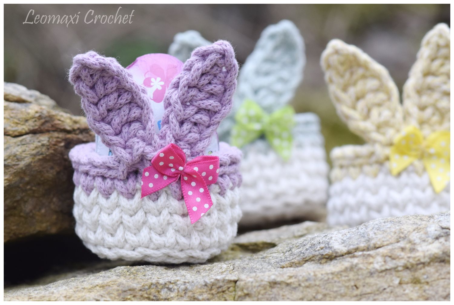 Häkelanleitung für die Mini-Hasen-Körbchen STUPSI