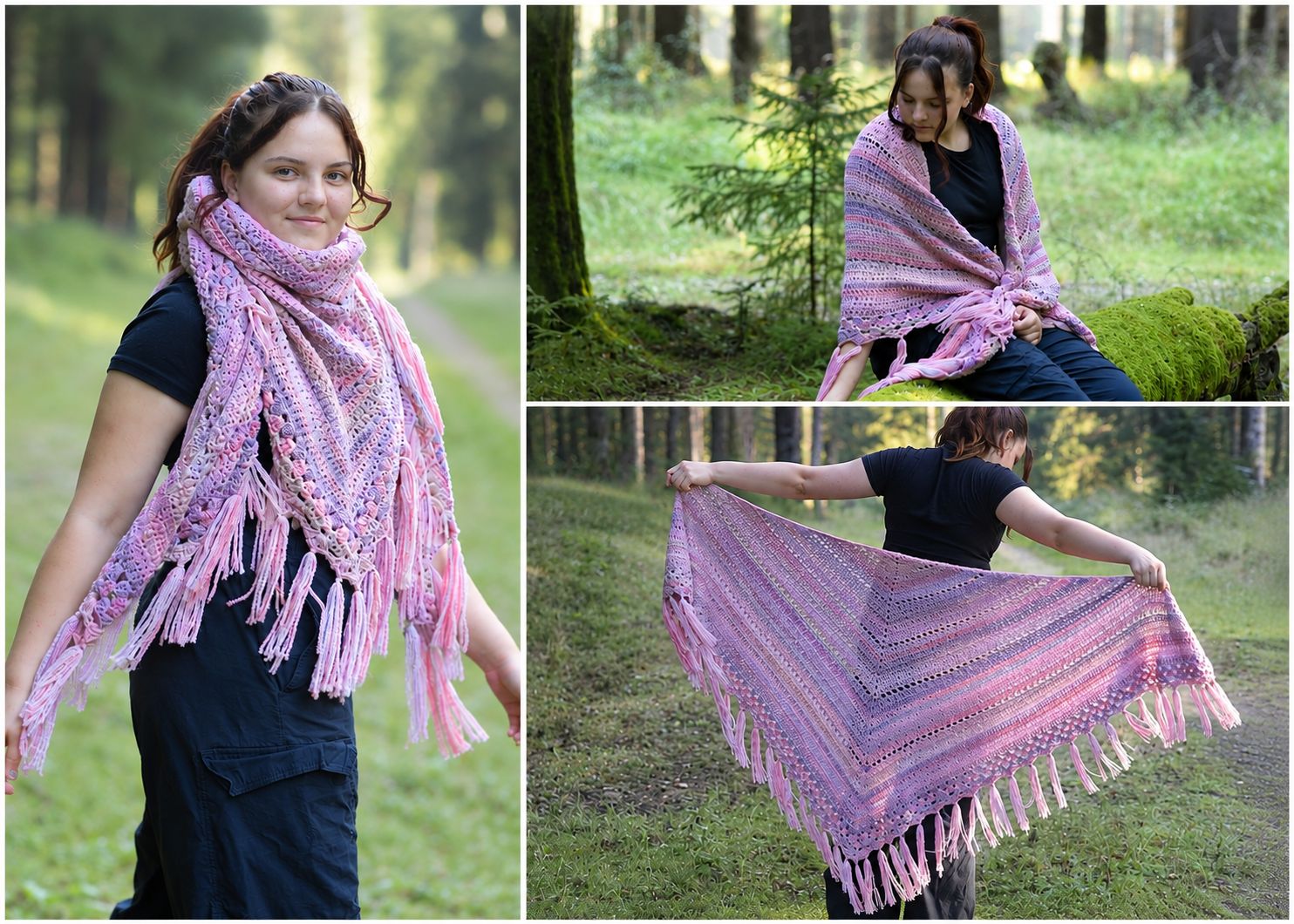 DIY-Set + JORA + Herbsttuch im Farbverlauf häkeln