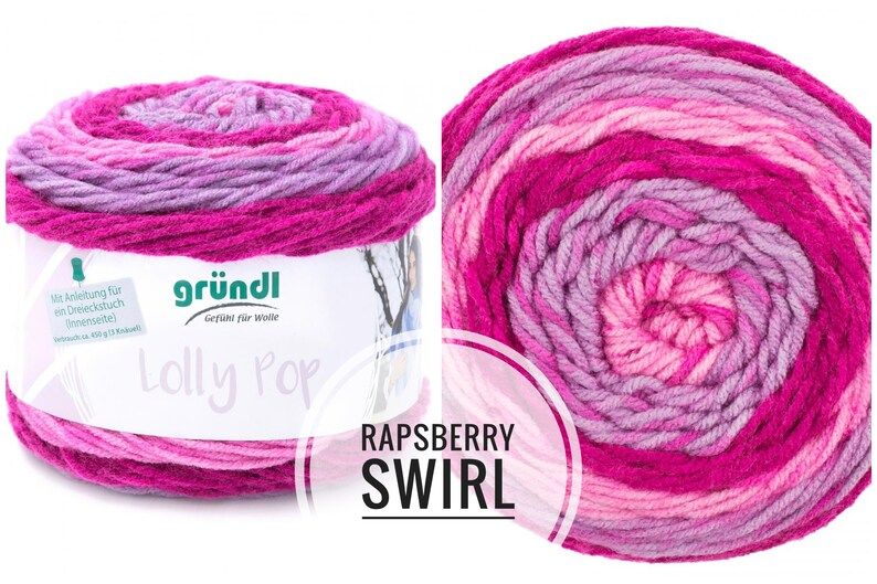 Lolly Pop von Gründl, 150g Knäuel mit tollem Farbverlauf
