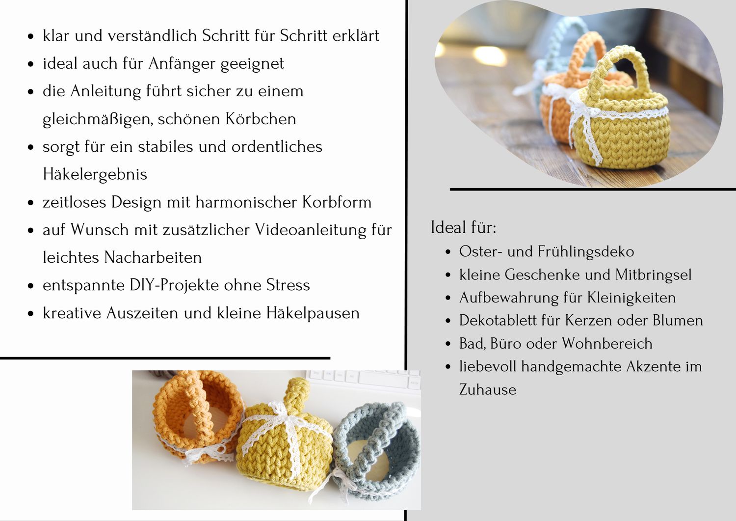 DIY-Set Osterkörbchen LINEA