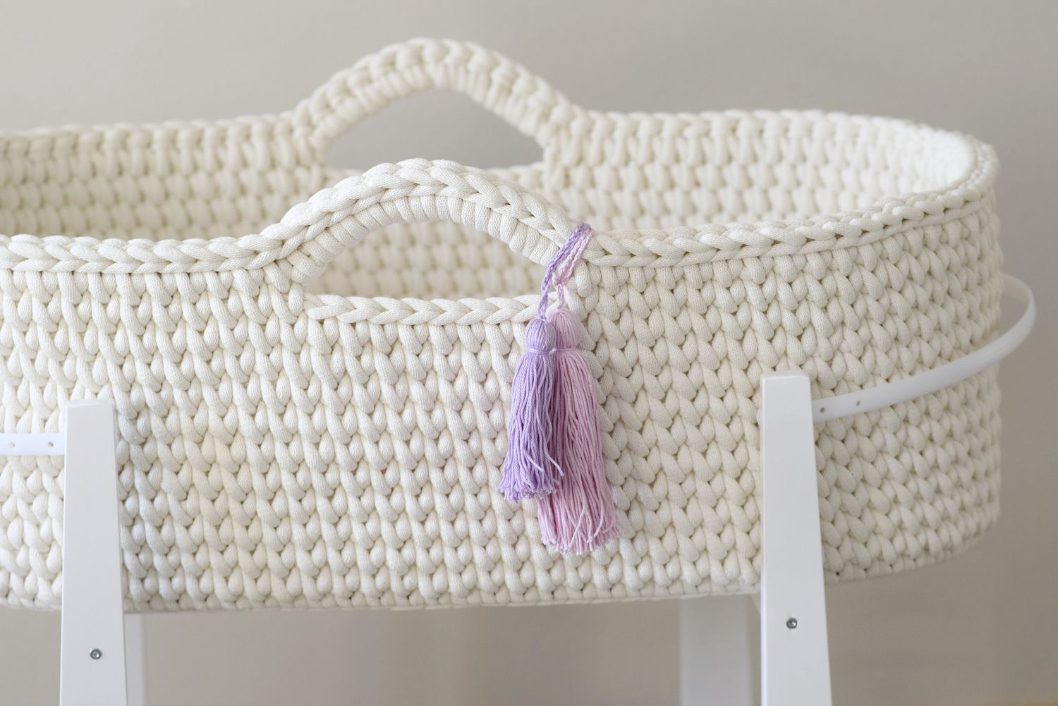 DIY-Set für ein Moseskörbchen zum selberhäkeln