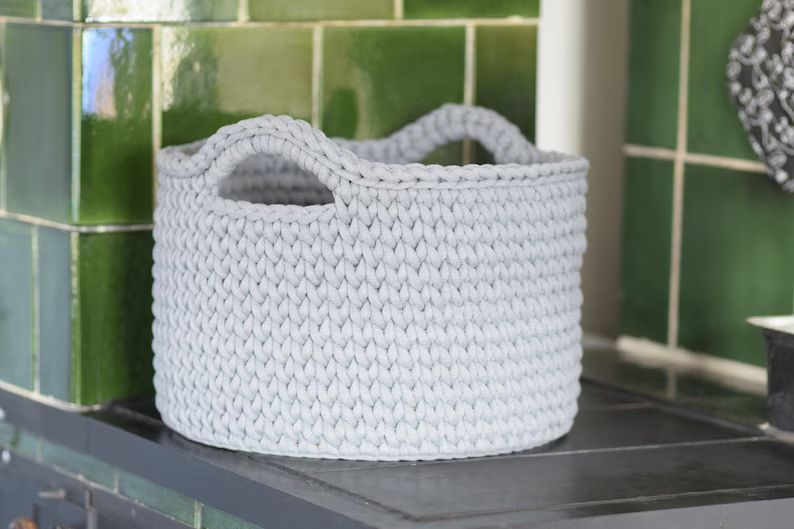 DIY-Set + HEDI + für ein XL Wäschekorb / Aufbewahrungskorb mit Holzboden