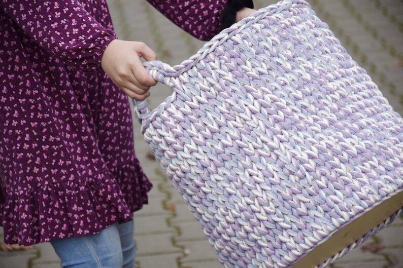 DIY-Set + HEDI + für ein XL Wäschekorb / Aufbewahrungskorb mit Holzboden