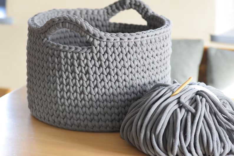 DIY-Set + HEDI + für ein XL Wäschekorb / Aufbewahrungskorb mit Holzboden