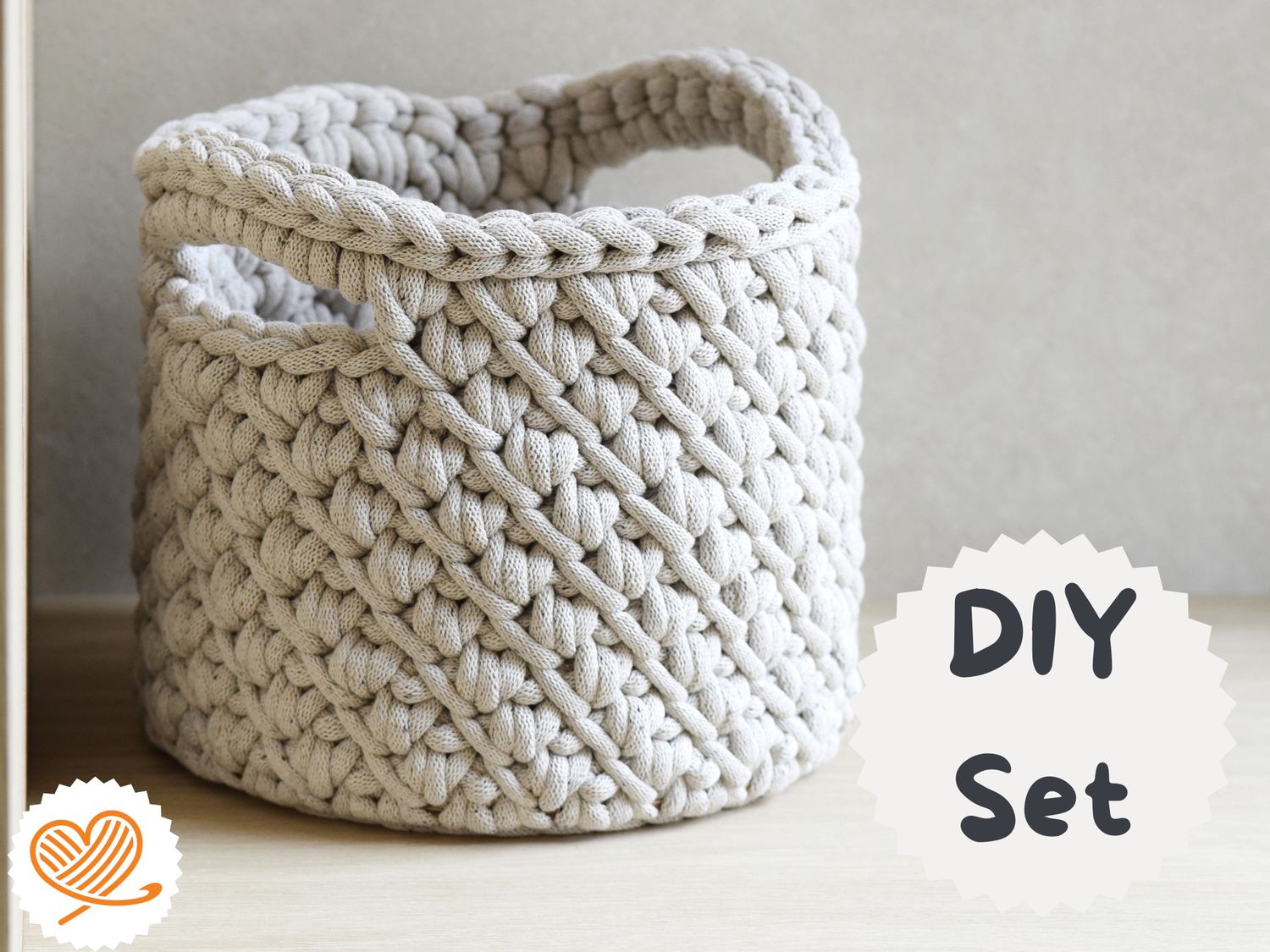 DIY-Set + ALERA+ für ein Aufbewahrungskörbchen - XXL Aufbewahrungskorb mit Holzboden