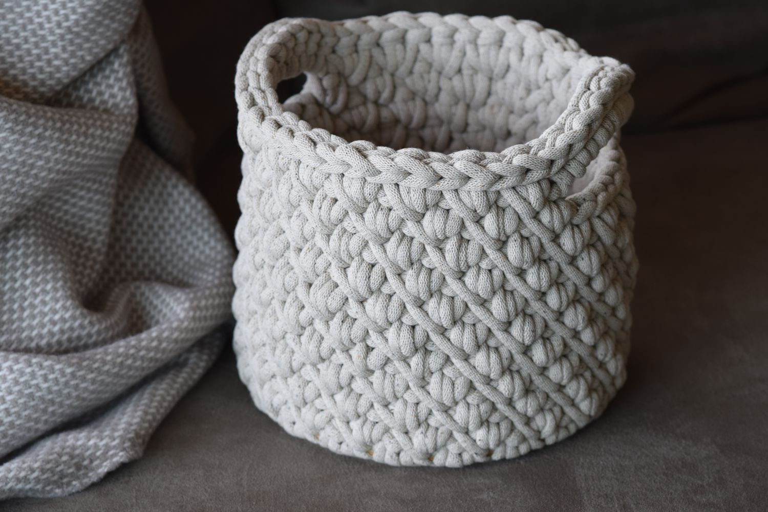 DIY-Set + ALERA+ für ein Aufbewahrungskörbchen - XXL Aufbewahrungskorb mit Holzboden