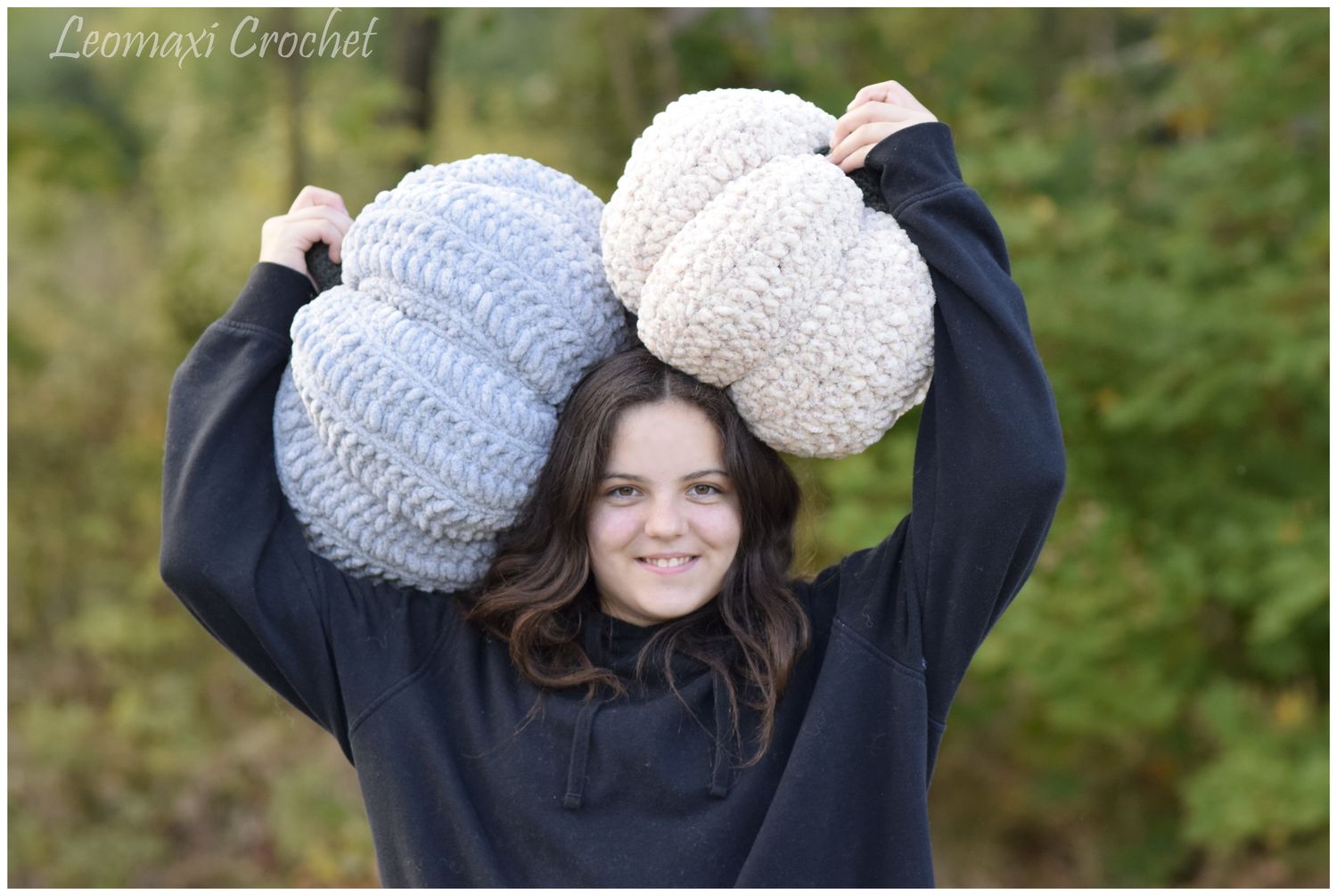 Anleitung Kürbiskissen CUDDLY zum selberhäkeln