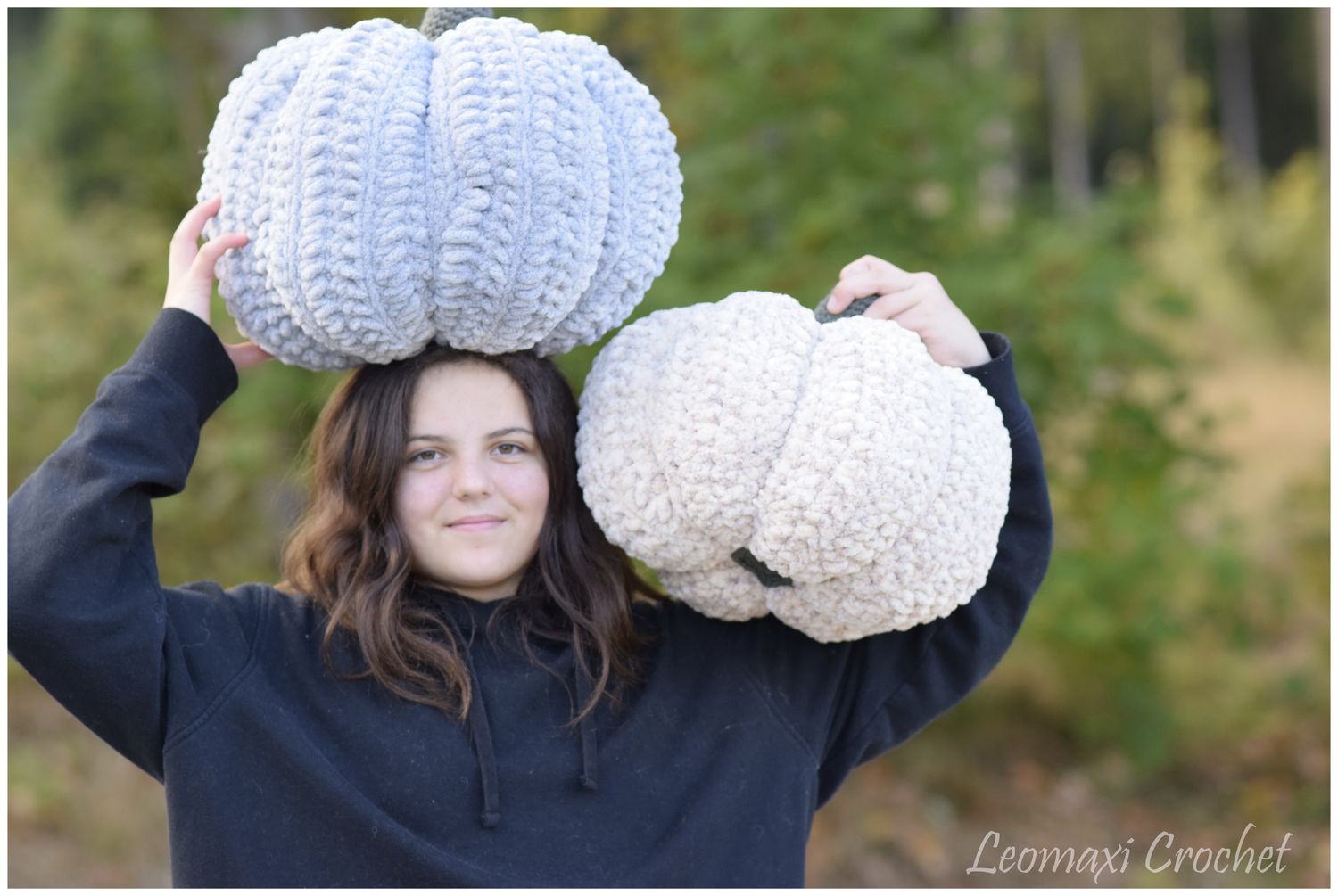 Anleitung Kürbiskissen CUDDLY zum selberhäkeln