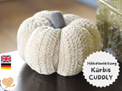 Anleitung Kürbiskissen CUDDLY zum selberhäkeln