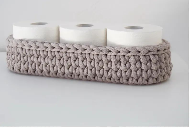 Klopapierollen Korb für 2 und 3 Rollen