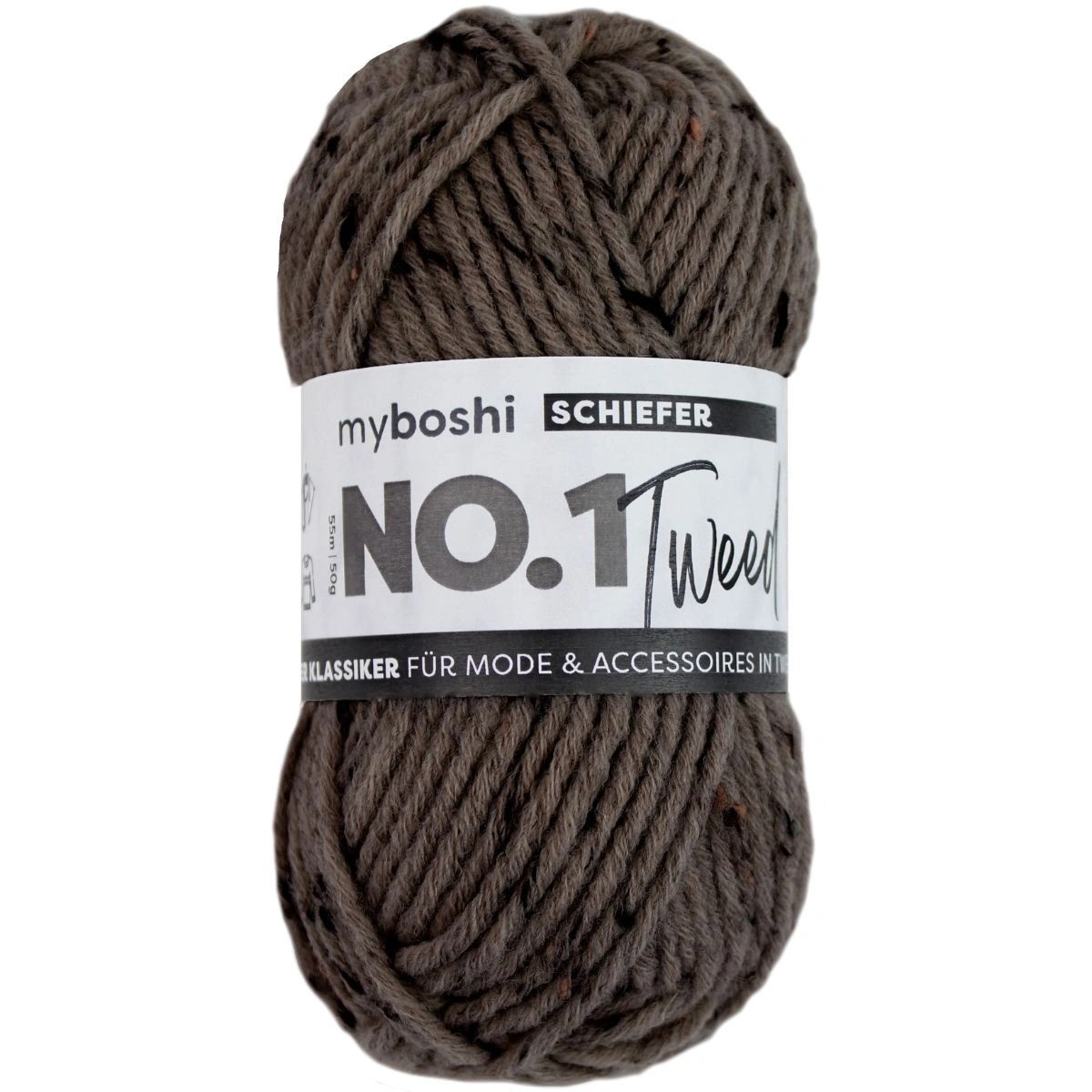 NO.1 Tweed in 6 Farben, 50g = 55m im melierten Tweed-Look