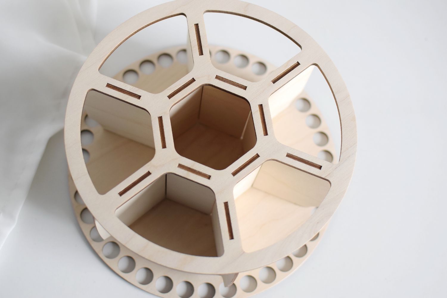 Holzgestell für Utensilo rund 20-22cm Durchmesser