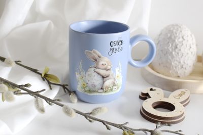 Ostertasse „Ostergrüße“ – ein liebevolles Unikat für den Frühling