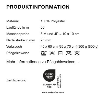 Rico Design Chenillove Super Big – extra dickes Chenillegarn für kuschelige Projekte