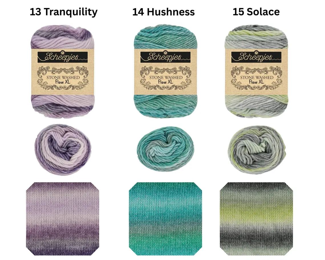 XL Flow von Sheepjes, 150g Knäuel mit tollem Farbverlauf 65g / 97m LL