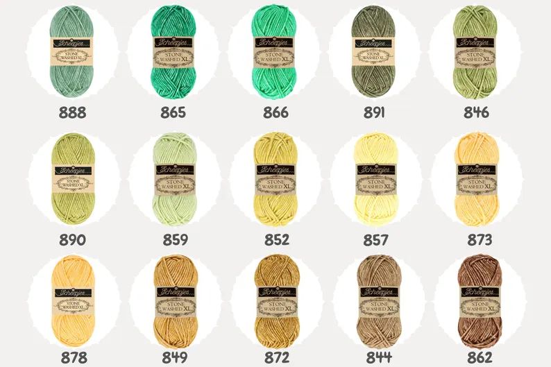 Stone Washed XL von Sheepjes, 50g Knäuel mit tollem Farbverlauf 50g / 75m LL