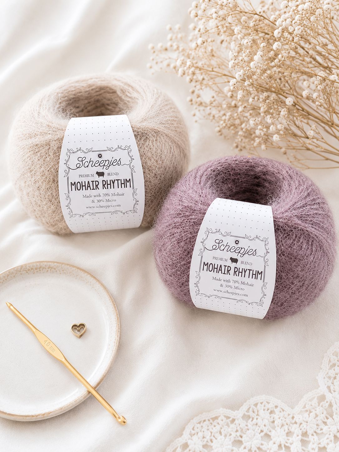 MOHAIR RHYTHM von Sheepjes, 150g Knäuel mit tollem Farbverlauf 25g / 200m LL
