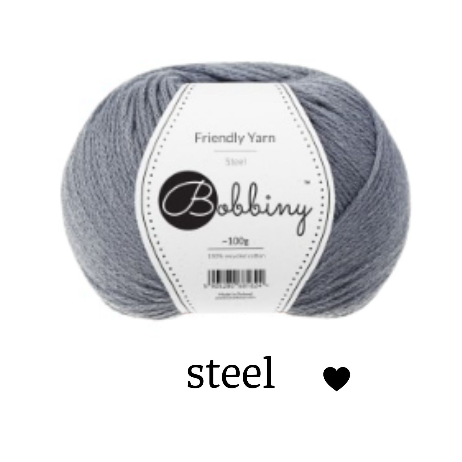 Bobbiny Friendly Yarn – Weiches Bändchengarn - 100 g = 200 m