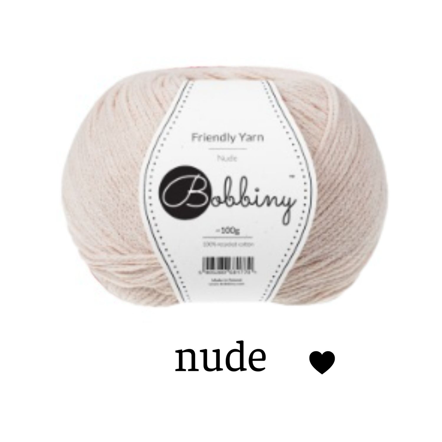 Bobbiny Friendly Yarn – Weiches Bändchengarn - 100 g = 200 m
