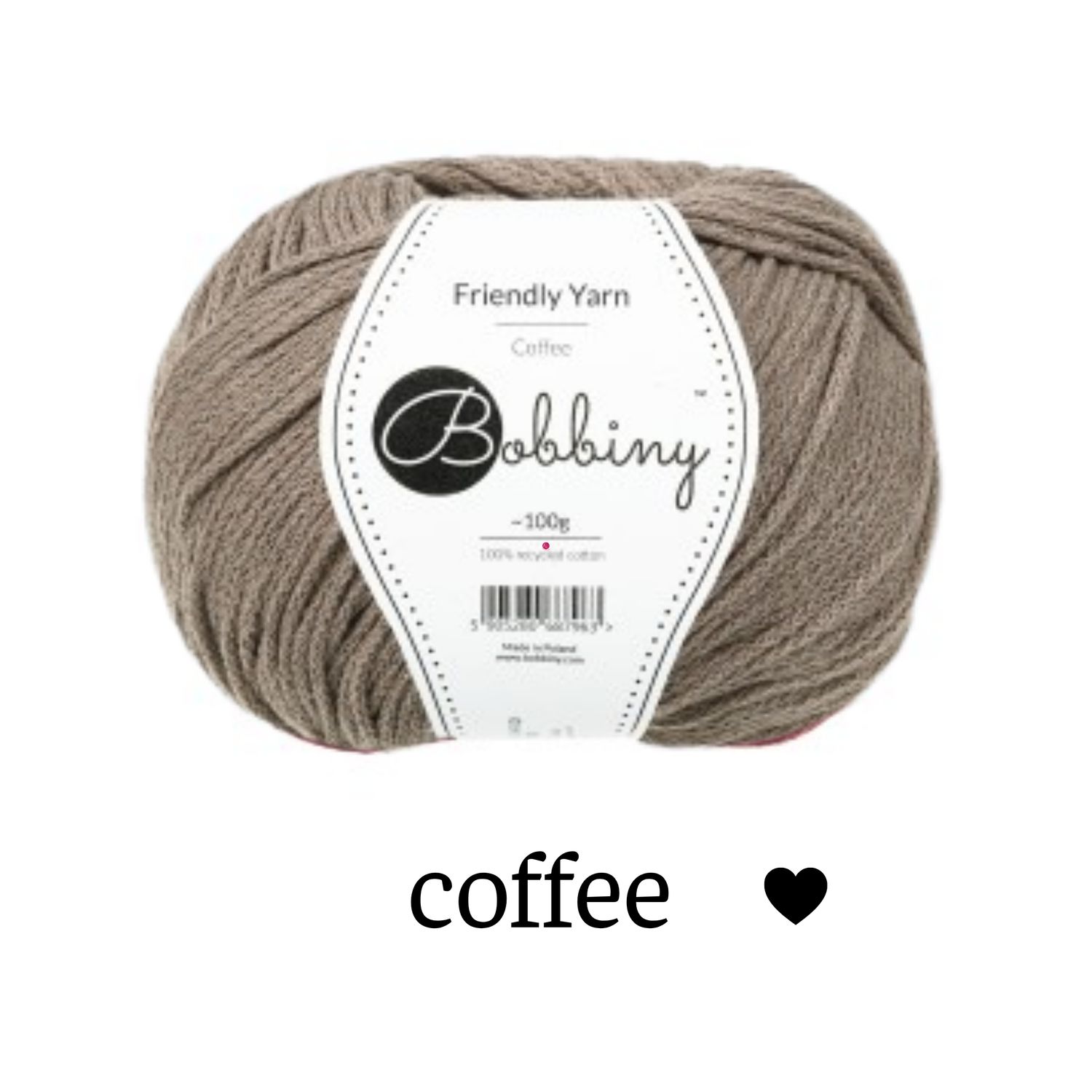 Bobbiny Friendly Yarn – Weiches Bändchengarn - 100 g = 200 m