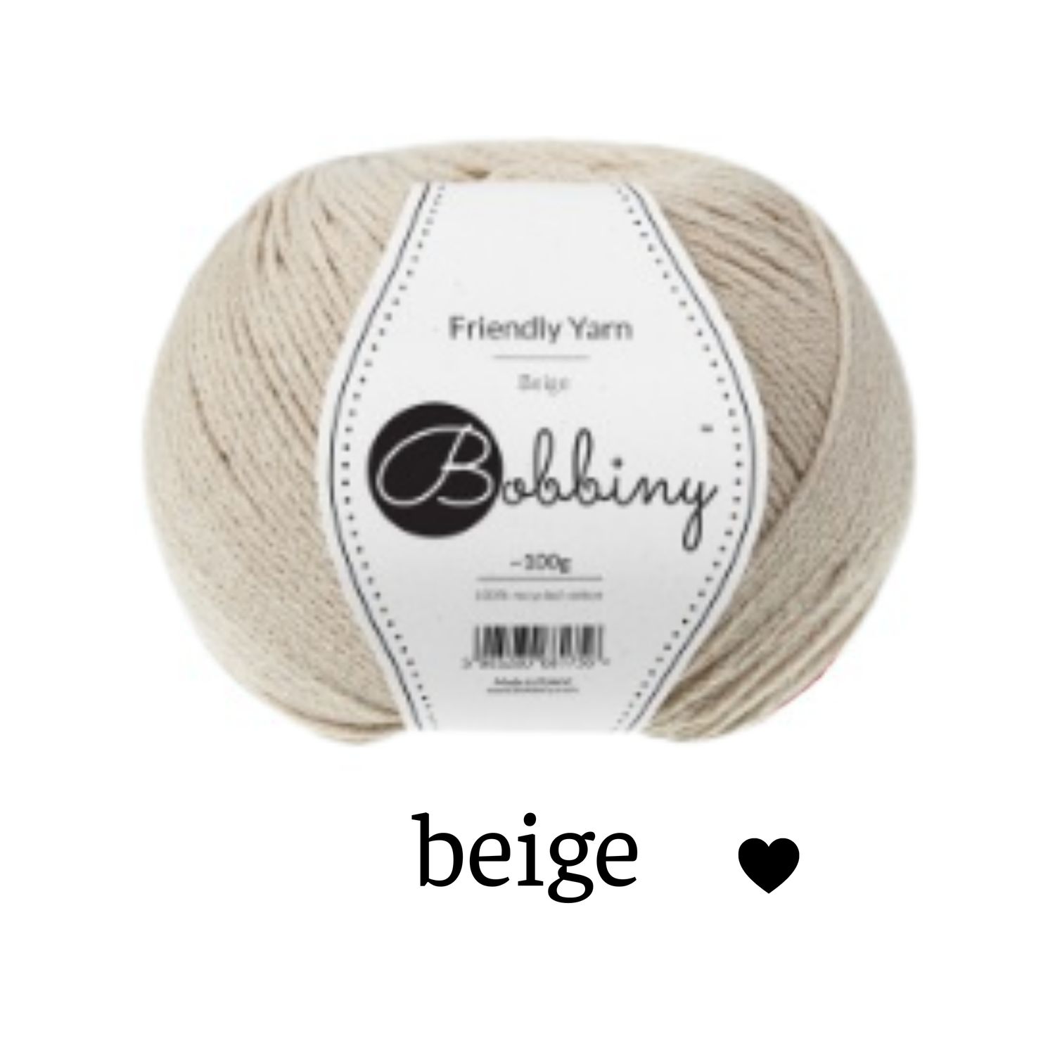 Bobbiny Friendly Yarn – Weiches Bändchengarn - 100 g = 200 m